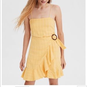 American Eagle wrap front cami dress